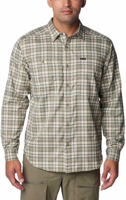 Columbia Silver Ridge™ Shirt Met Lange Mouwen Groen S Man