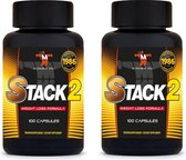 M Double You - Stack 2 (200 capsules (2-pack)) - Fatburner - Afvallen - Vetverbrander - Afslankpillen - Voordeelverpakking