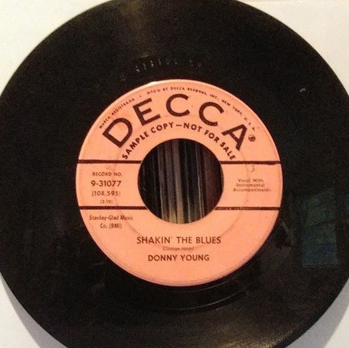 Donny Young - Shakin' The Blues (7" Single)