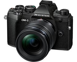 OM SYSTEM OM-5 - Systeemcamera - + 12-40mm lens - Zwart