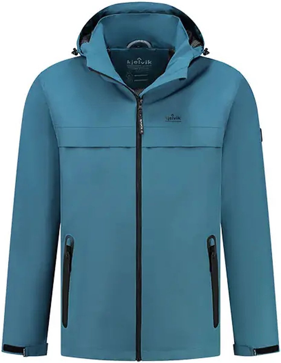 Kjelvik Waterdichte jas Dylan Heren Blauw