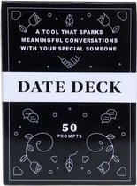 Jeu de cartes Date Deck - Rencontres - Jeu social - Jeu de société - Amusant - Apprendre à se connaître - Communication - Amour
