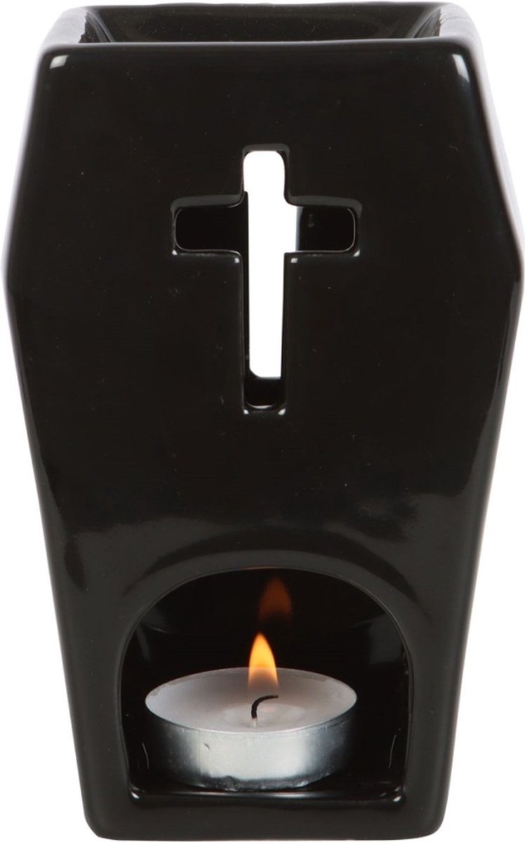 Something Different - Coffin Oil Burner Oliebrander - Zwart