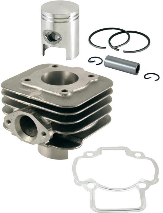 VANEZ Zylinder Kit 50cc Für Piaggio Zip, Gilera Stalker, Vespa Primavera - 2-Takt Motoren, Grauguss