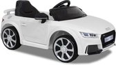 Merax Elektrische Kinderauto - Audi TT RS 12V met Afstandsbediening - Accu Sportauto - Wit