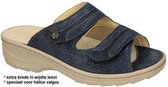Fidelio Hallux -Dames - blauw donker - slippers & muiltjes - maat 39