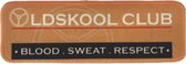 Dashboard mat met opdruk - Oldskool club gold - 60x20cm - Vrachtwagen Interieur - Auto - Accessoires