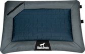 Waterdicht honden bed - oprolbaar - donkerblauw - maat L