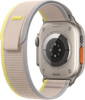 Apple Watch Ultra Trail bandje - 49mm - Geel/Beige - Small/Medium