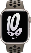 Apple Watch sportbandje - Nike - Voor Apple Watch 3/4/5/6/7/8/SE/Ultra 42/44/45/49mm - Olive Grey/Zwart