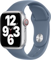 Apple Watch sportbandje - Voor Apple Watch 3/4/5/6/7/8/SE 38/40/41mm - Leisteenblauw