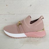 La Strada sneakers nude knitted 2201231 38 / Nude