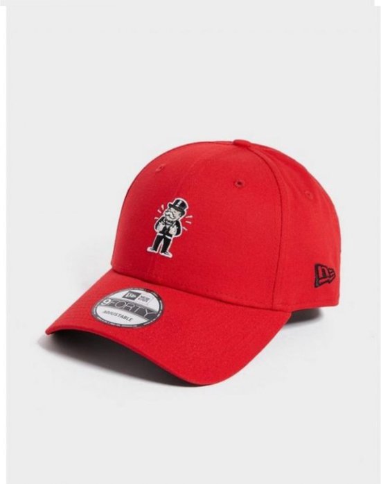 New Era 9FORTY Monopoly Cap One Size limited edition red bol