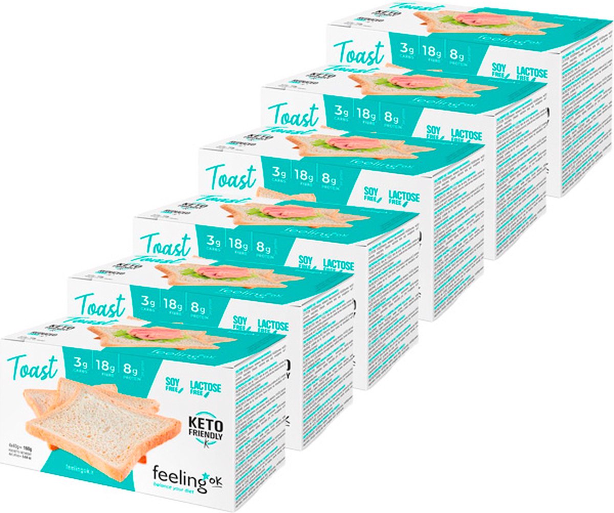 Goedkoopste Feeling OK | Toast Naturel Optimize | 6 Stuks | 6 x 160 gram