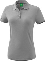 ERIMA Functionele Polo Dames Grey Melange Maat 42