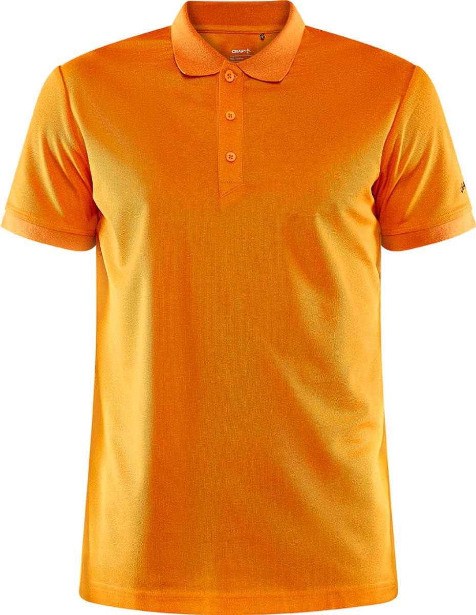 930x1200.jpg Craft Unify Polo Heren - Oranje | Maat: 3XL - Afbeelding 1