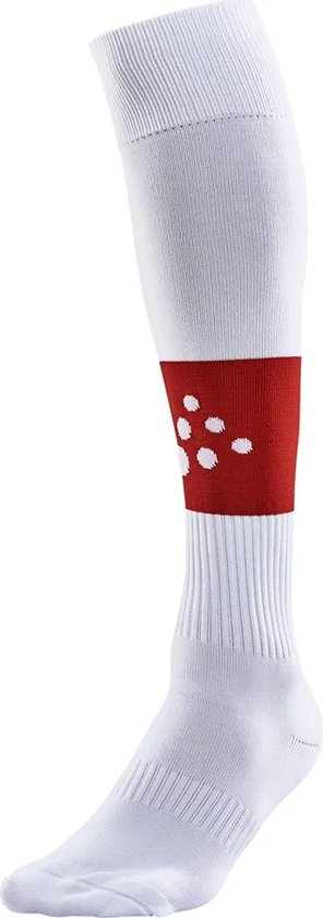 Craft Squad Sock Contrast 1905581 - White/Bright Red - 46/48