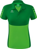 ERIMA Six Wings Polo Dames Green-Smaragd Maat 40