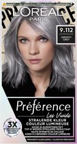 L'Oréal Préférence Vivids Coloration des cheveux 9.112 Gris Fumé