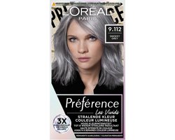 L'Oreal Paris Préférence Vivids 9.112 - Smokey Grey Camden Town - Permanente Haarkleuring