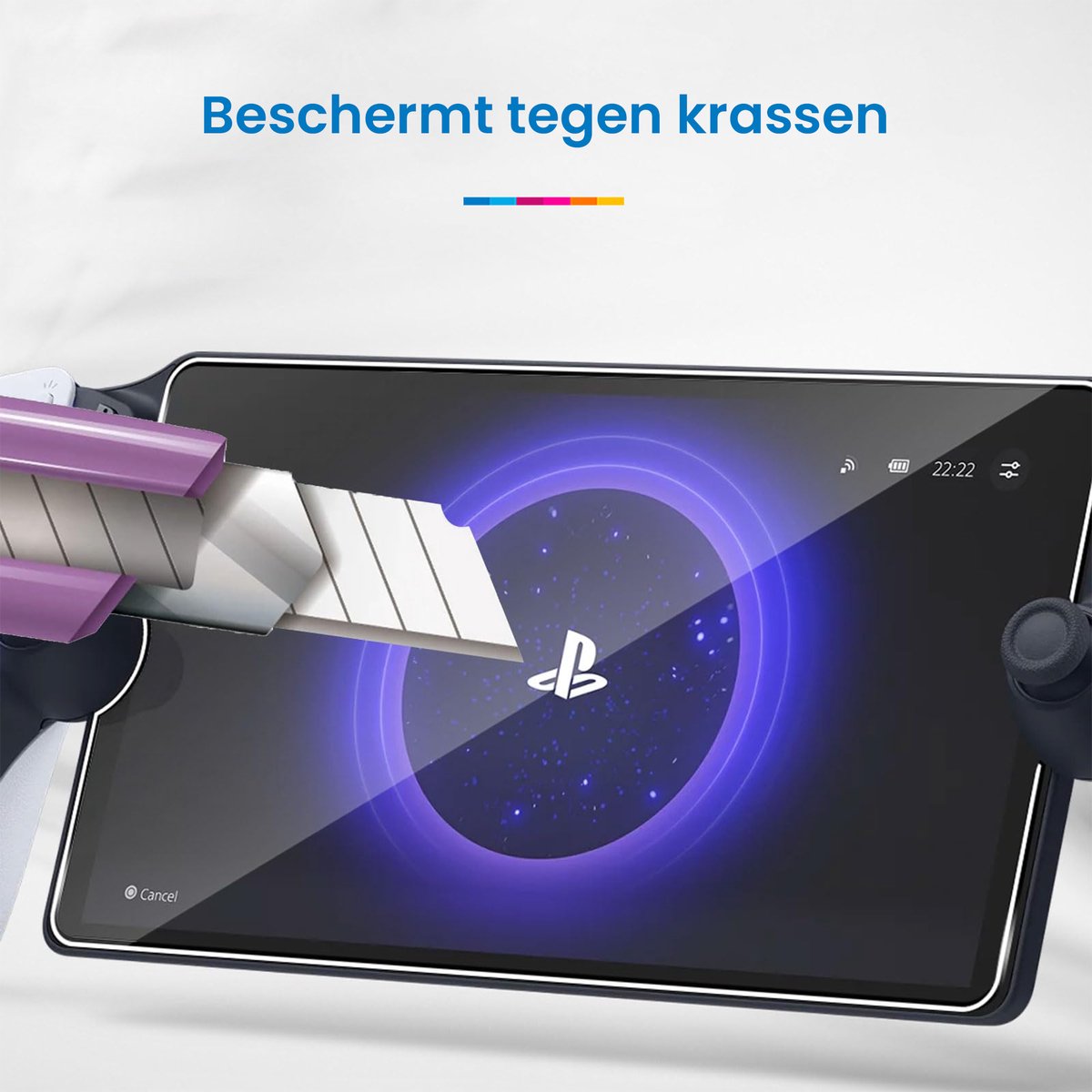 YONO Screen Protector geschikt voor Playstation Portal - Gehard Glas - Krasbestendig - PS5 Portable Accessoires - 2 stuks – foto 4