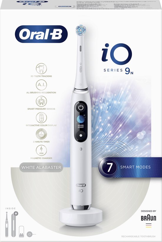 Oral-B iO 9n - Elektrische Tandenborstel - Wit