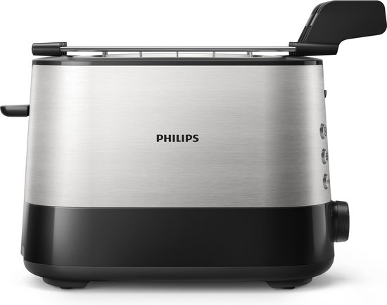 Productinformatie - Philips HD2639/90 - Philips Viva Collection HD2639/90 - Broodrooster - RVS