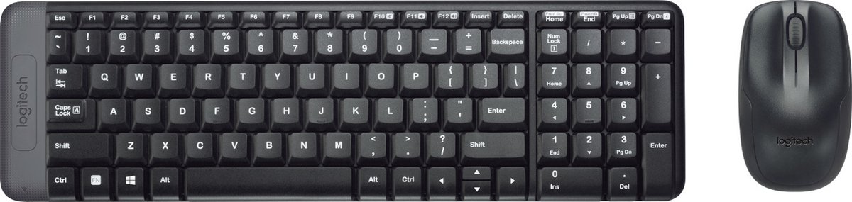 LOGITECH - MK220 - draadloos toetsenbord en muis - zwart