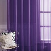Transparante raamgordijnen, Glad, Elegant, voor Ramen/Gordijnen/behandeling voor Slaapkamer, Woonkamer, 215 X 140cm H x B
