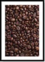 Koffiebonen Poster - Print - Koffie - Foto - 21x30 - A4