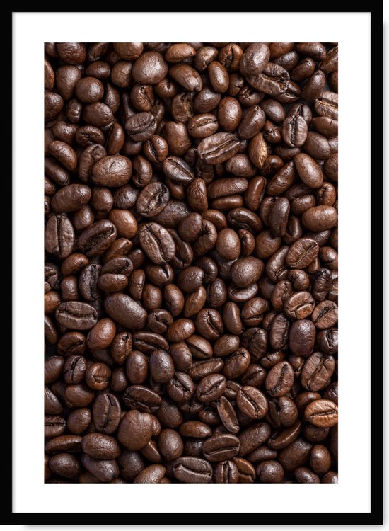 Koffiebonen Poster - Print - Koffie - Foto - 21x30 - A4