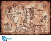 Lord of the Rings Gondor Mordor Rijken Reliëfkaart Portemonnee/Beurs Bi