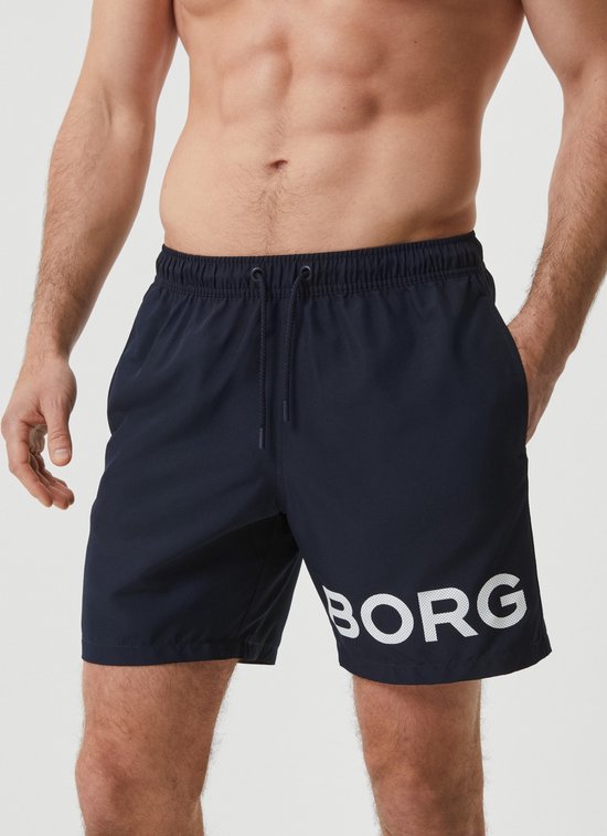 Björn Borg Swim Shorts - heren zwembroek - blauw - Maat: XS