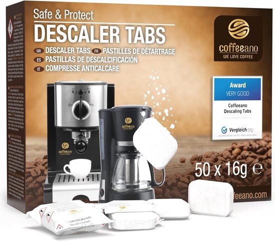 Koffieaccessoires & -onderhoud - 50x Ontkalkingstabletten XL voor volautomatische koffiemachines en koffiezetapparaten.
