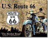 U.S. Route 66 Metalen Wandbord