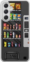 Casimoda® hoesje - Geschikt voor Samsung Galaxy A54 - Snoepautomaat - 2-in-1 case - Schokbestendig - Snoep - Verhoogde randen - Multi, Transparant