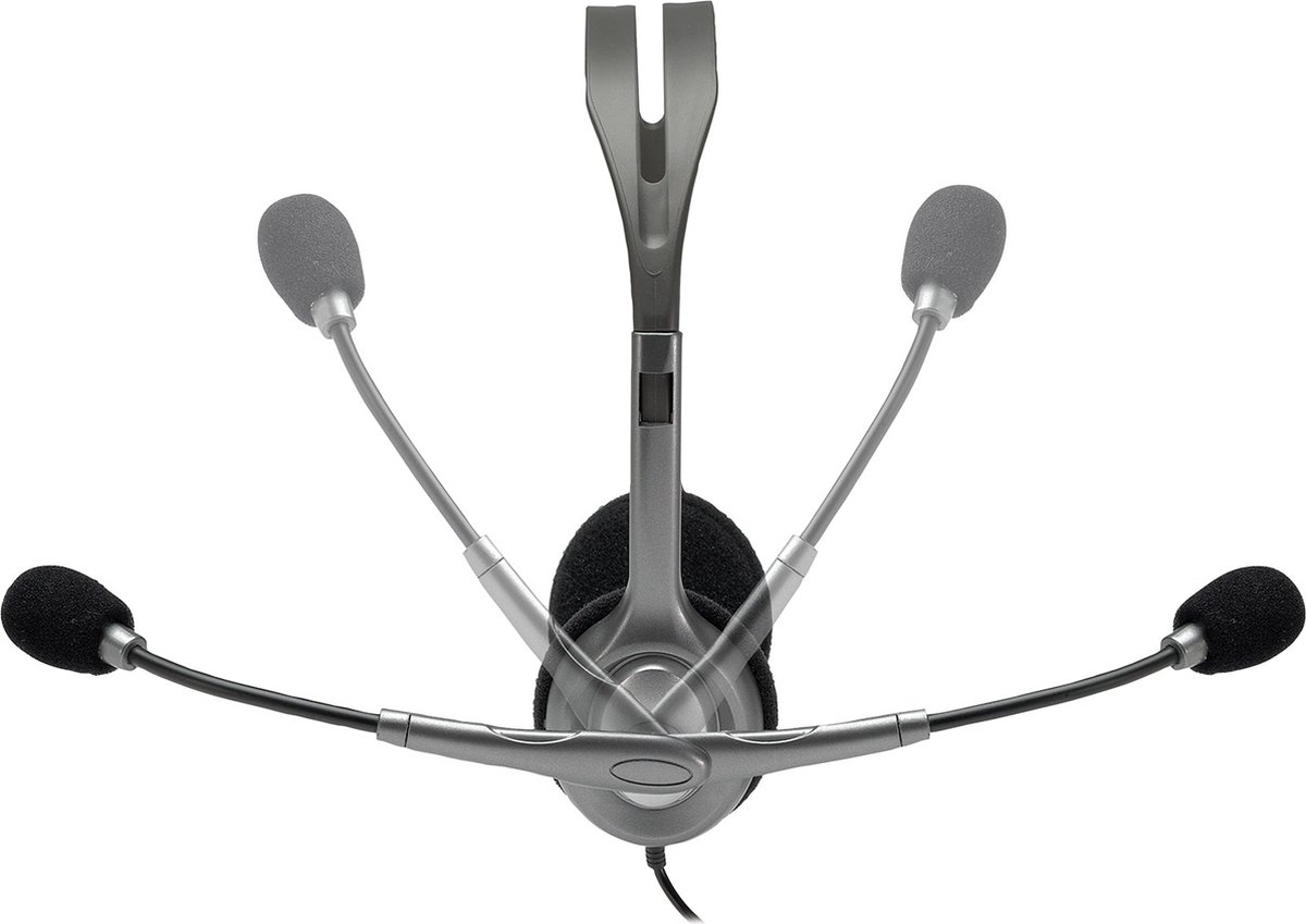 Logitech H110 headset - Dubbele 3,5MM aansluiting - Grijs - Logitech