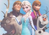 Disney - Canvas - Frozen - Vriendengroep - 50x70 cm