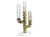 Pt,(Present Time) Cactus - Koffiecapsule houder - IJzer - 20,5 x 40 cm - Chrome