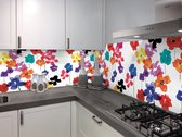 Keuken achterwand - Aquarel Bloemen Design - DW6019