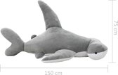Grote Knuffel Haai Pluche 150x75cm - Haai Speelgoed - Haai knuffels - Boerderij knuffels