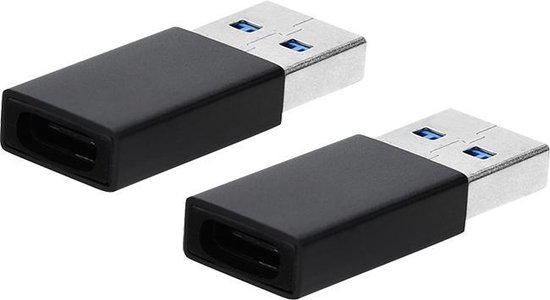 DW4Trading USB C 3.1 female naar USB A 3.0 male adapter verloop set van 2  stuks | bol.com