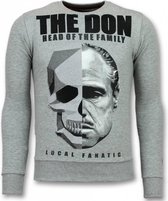 Godfather Trui - Godfather Heren Sweater - The Don - Grijs