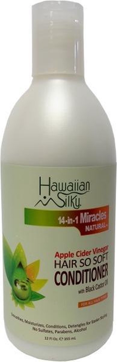 Hawaiian Silky 14-1 Miracles Natural Apple Cider Vinegar hair So Soft Conditioner 355 ml