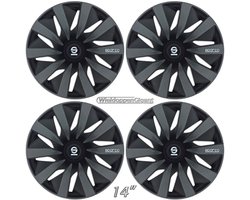 Sparco Wieldoppen Lazio - 14 inch - Zwart/Grijs