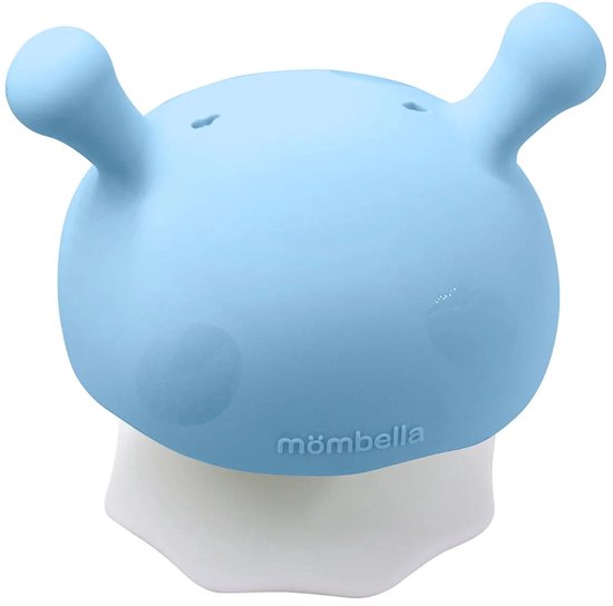 Mombella Bijtring Mushroom - blauw- 3m+ Blauw van Merkloos — afbeelding 3