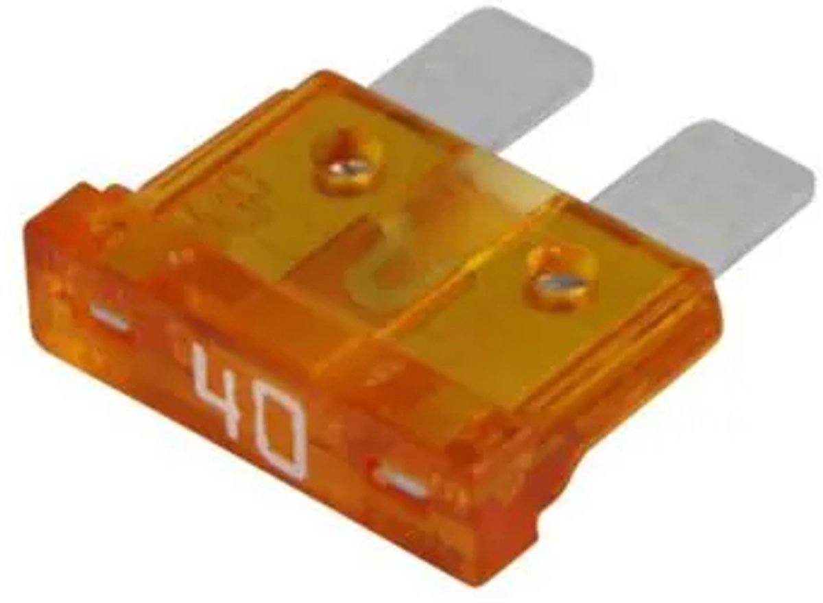 10x Steekzekering 32Volt 40Ampere Oranje - 233012 Elektrawebshop