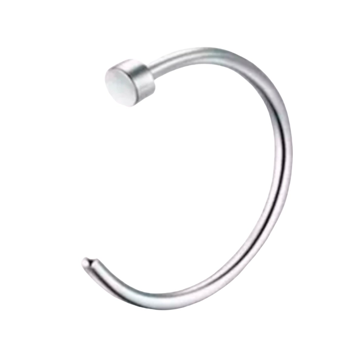 Fake neus-open ring- spijker-10 mm - Charme Bijoux