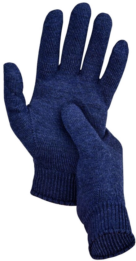 Norfolk - 70% Merino wol Handschoenen - Marineblauw - Large/X-Large - Bibury