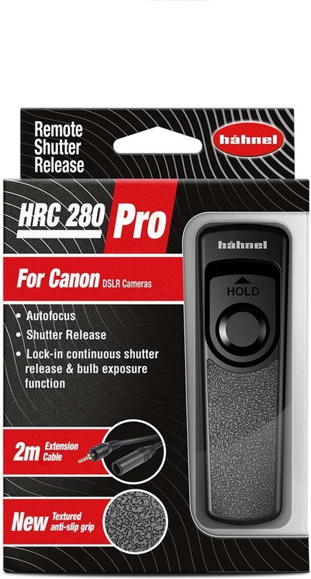 Hahnel Draadontspanner Remote Shutter Release HRC 280 PRO voor Canon - Hähnel